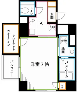 シャルマンあさがや【3階】の間取り