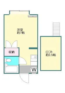 コムフォート【2階】の間取り