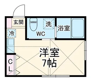 カインドネス座間緑ヶ丘【2階】の間取り