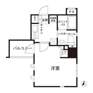 スカイコート神田第2【10階】の間取り