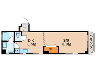 鈴亀ビル【3階】の間取り