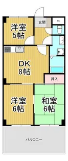 コウシンミズホ【2階】の間取り