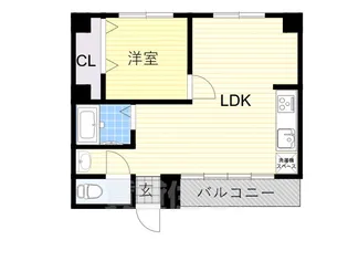 ハーバルハウス勝山【4階】の間取り