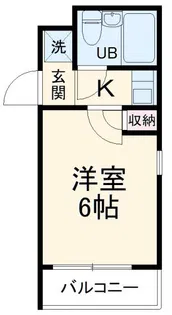 キャトルセゾン東橋本【2階】の間取り