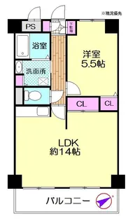コルティーレ仲町台【5階】の間取り