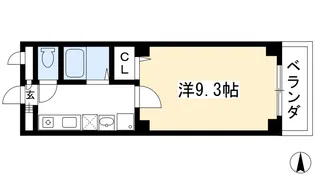ホーユウコンフォルト西陣【6階】の間取り