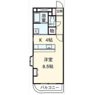 リアライズ七宝【2階】の間取り