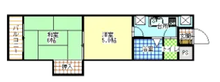 ジョイナス曙町【3階】の間取り