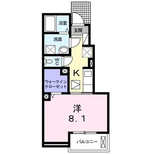 フォレスタ貴布祢【1階】の間取り