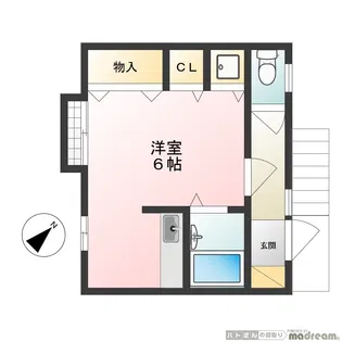 つかさハイツ【2階】の間取り