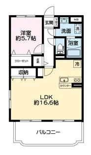 Y&Mアグリザード【3階】の間取り