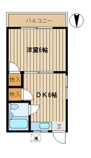 光荘【2階】の間取り