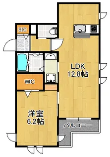 West Hills【3階】の間取り