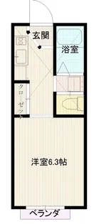 メゾン東中野【2階】の間取り