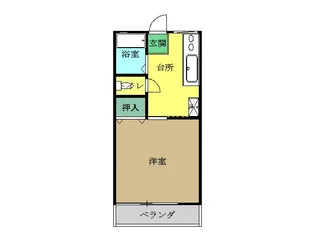 ピュアナス【2階】の間取り