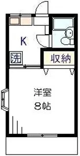 グリーンハイム烏山A棟【1階】の間取り
