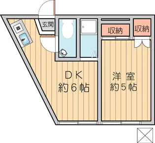 ハウスNINE【1階】の間取り