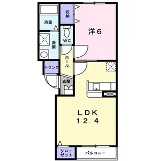 ブライトメゾン ヤマヤ【1階】の間取り