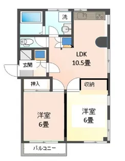 セリーヌII【2階】の間取り