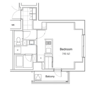プライムアーバン南池袋【2階】の間取り