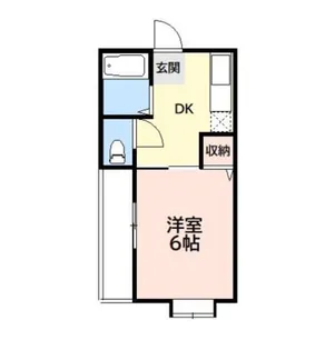 アパートメントのだめ【1階】の間取り