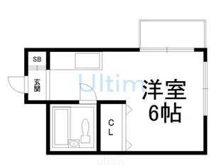 西田マンション【3階】の間取り