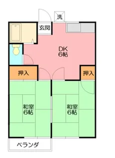 ハイツ・イズミ【2階】の間取り