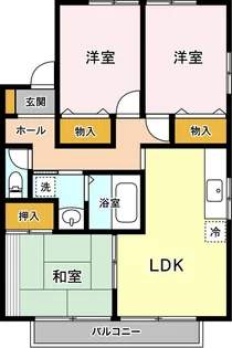 パインヒル A【2階】の間取り