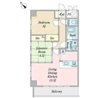サンクチュアリ【4階】の間取り