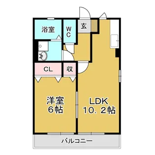 EAI・MICHI【2階】の間取り