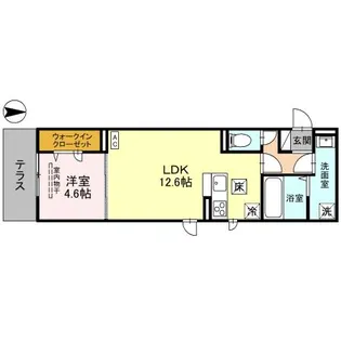 D-ROOM盛岡本宮 C棟【1階】の間取り