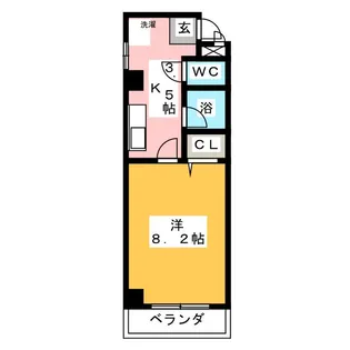 メゾン南分【3階】の間取り