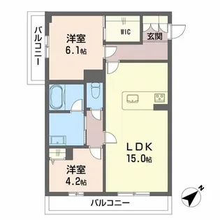 Shamaison Pasteque【2階】の間取り