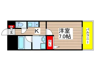 アヴェニール京成大久保【4階】の間取り