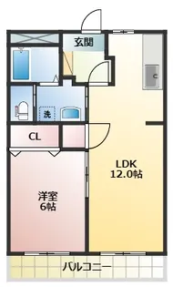 シャトレ壱番館【3階】の間取り