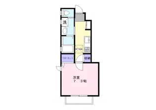 グランハウス谷塚駅前II【1階】の間取り