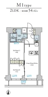 Brillia ist 池尻大橋 ブリリアイスト池尻大橋【7階】の間取り
