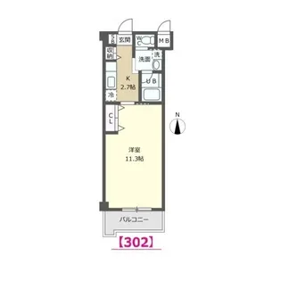 グリーンフィールズ【3階】の間取り