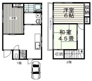 東京都東村山市秋津町4【一戸建】の間取り
