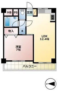 下落合ハウス【9階】の間取り
