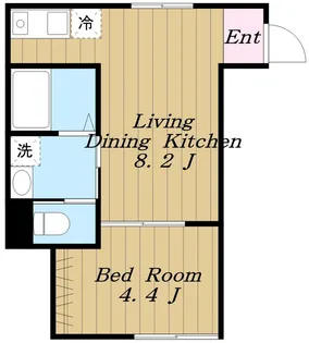 ルガノ【0】【2階】の間取り