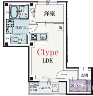 b’CASA調布SOUTH COURT【5階】の間取り