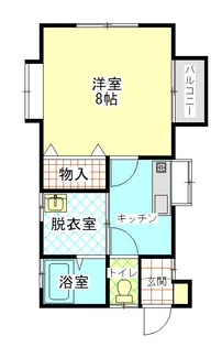 大林ハイツ【2階】の間取り