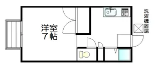ハイツ西原【2階】の間取り