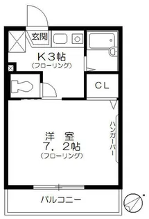 メゾンタウルス【2階】の間取り