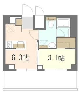 S-RESIDENCE原木中山azure【4階】の間取り