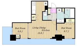 神奈川県相模原市緑区大山町【マンション】の間取り
