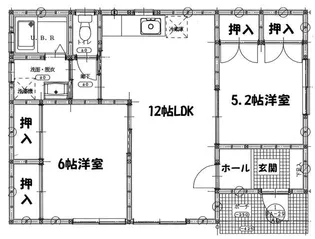 静岡県磐田市掛塚【一戸建】の間取り