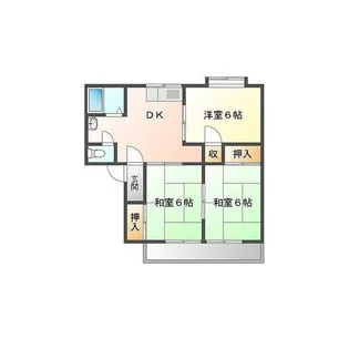 モンレーブ21 F・S【2階】の間取り