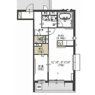 M.グラード【2階】の間取り